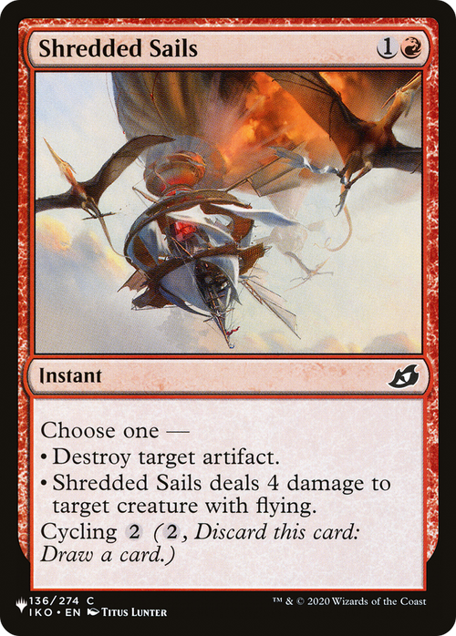 Shredded Sails (LIST-IKO-136) - The List