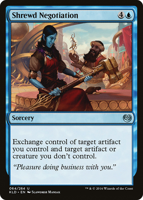Shrewd Negotiation (KLD-064) - Kaladesh Foil