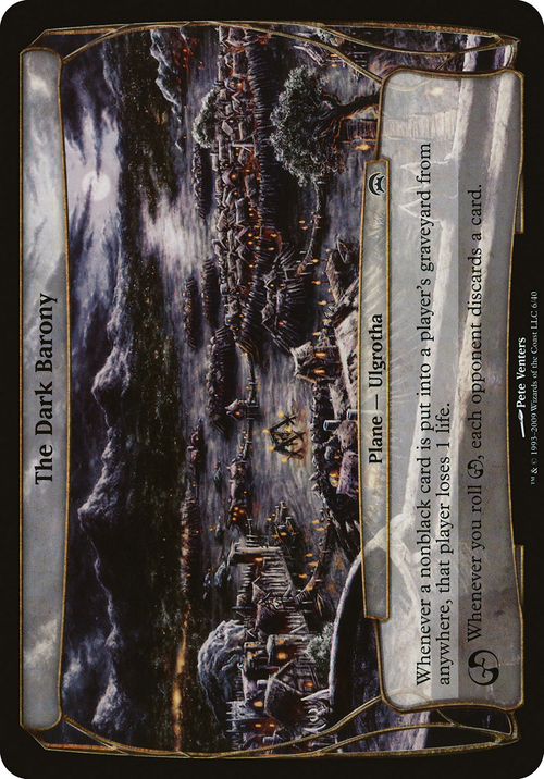 The Dark Barony (Planechase) (OVER-006) - Planechase Planes