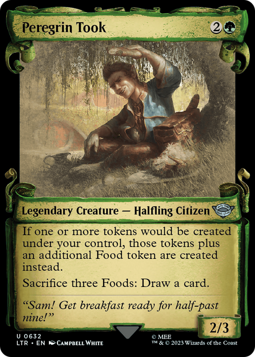 Peregrin Took (Showcase Scrolls) (LTR-632) - The Lord of the Rings: Tales of Middle-earth: (Showcase) Foil