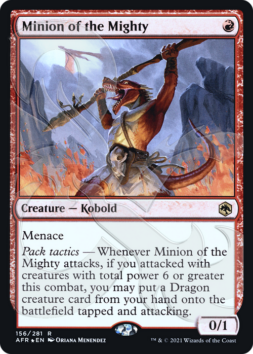 Minion of the Mighty (AFR&-156A) - Adventures in the Forgotten Realms Promos Foil
