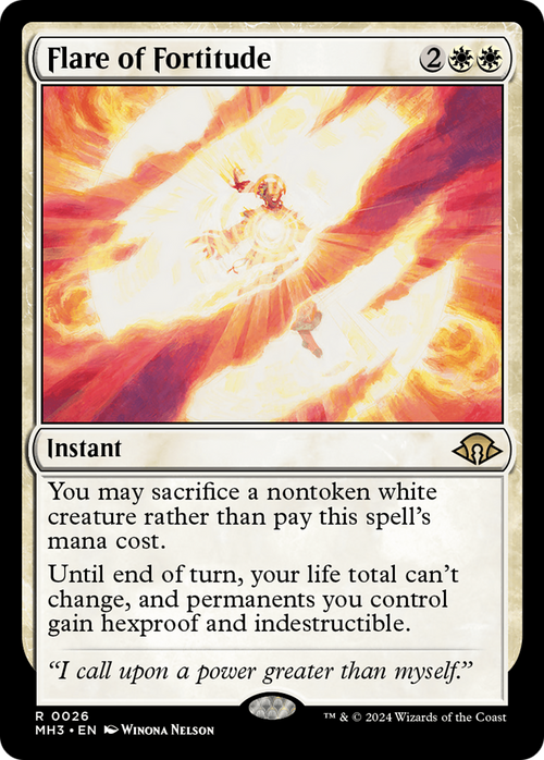 Flare of Fortitude (MH3-026) - Modern Horizons 3 Foil