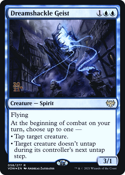 Dreamshackle Geist (PRE-058) - Innistrad: Crimson Vow Promos Foil