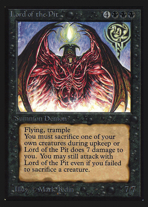 Lord of the Pit (CE) (CED-) - Collectors' Edition