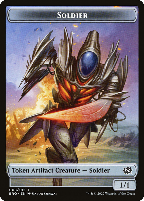 Soldier (TBRO-008) - The Brothers' War Tokens