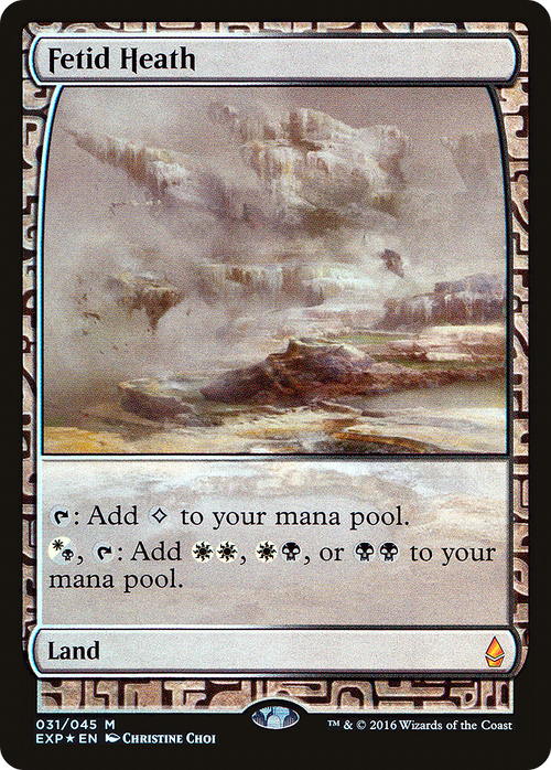 Fetid Heath (EXP-031) - Zendikar Expeditions Foil