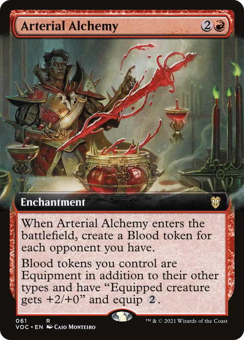 Arterial Alchemy (Extended Art) (VOC-061) - Crimson Vow Commander: (Extended Art)