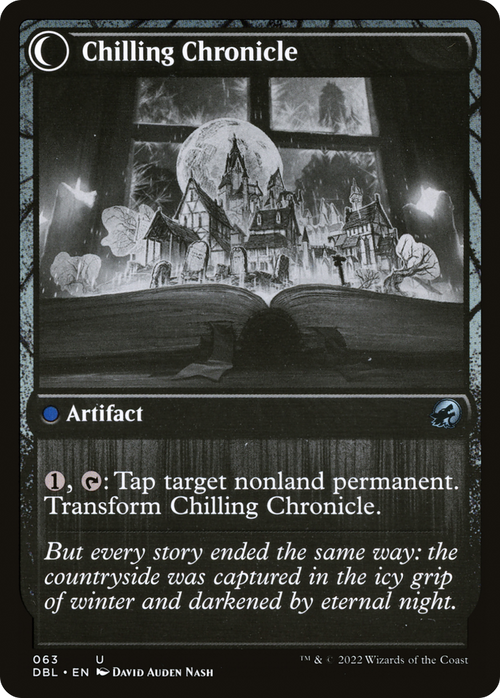 Mysterious Tome (DBL-063) - Innistrad: Double Feature: (Double Faced Transform) Foil