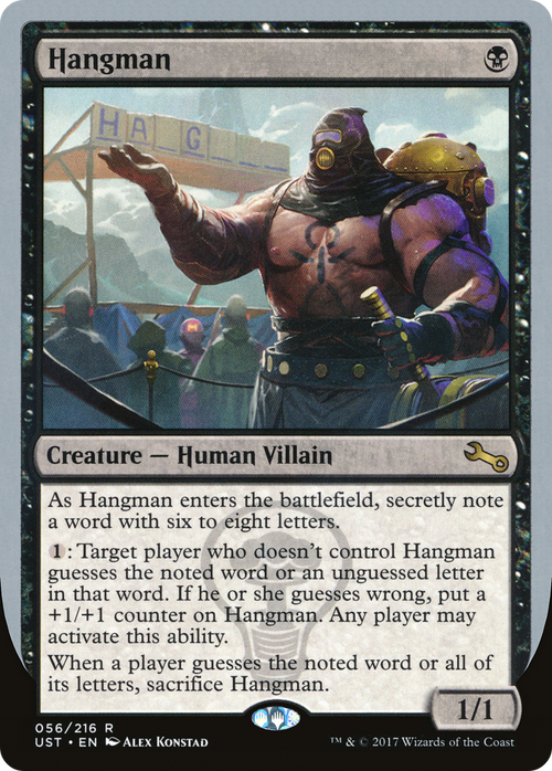Hangman (UST-056) - Unstable