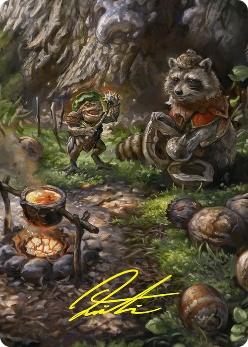 Sylvan Scavenging // Sylvan Scavenging (AFDN-046) - Foundations Art Series (Borderless)
