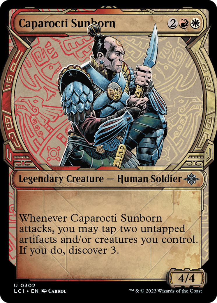 Caparocti Sunborn (Showcase) (LCI-302) - The Lost Caverns of Ixalan: (Showcase)