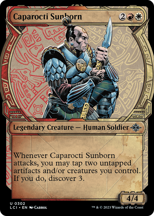 Caparocti Sunborn (Showcase) (LCI-302) - The Lost Caverns of Ixalan: (Showcase)