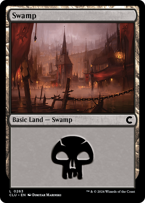 Swamp (0263) (CLU-263) - Ravnica: Clue Edition