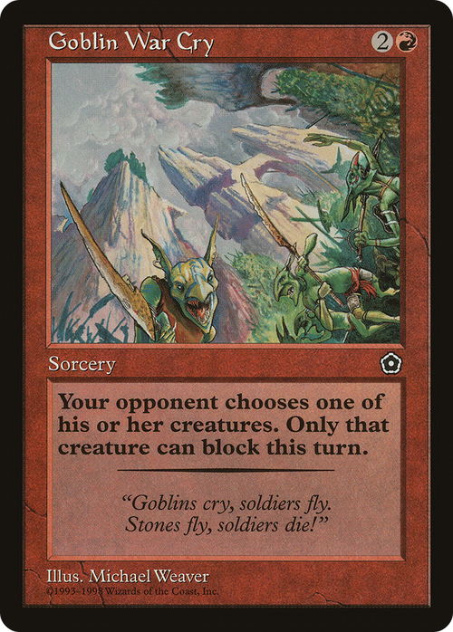 Goblin War Cry (P02-) - Portal Second Age