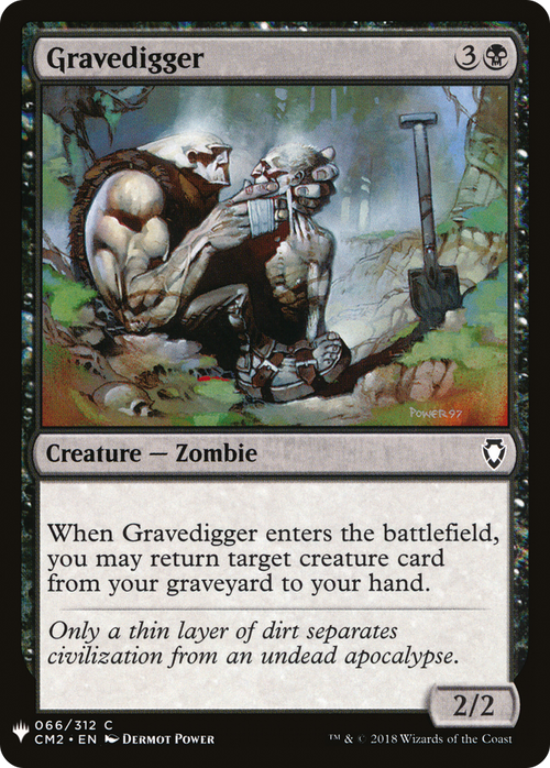 Gravedigger (LIST-CM2-66) - The List