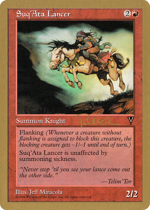 Suq'Ata Lancer - 1997 Paul McCabe (VIS) (WCD-) - World Championship Decks 1997
