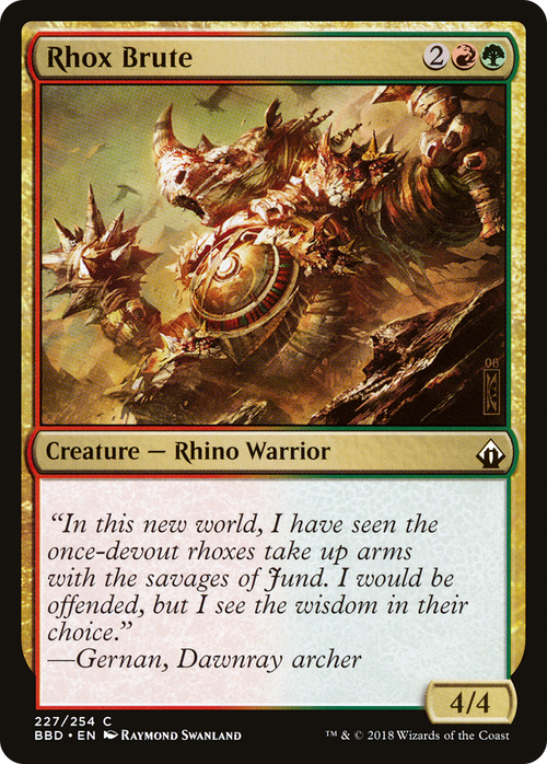 Rhox Brute (BBD-227) - Battlebond Foil