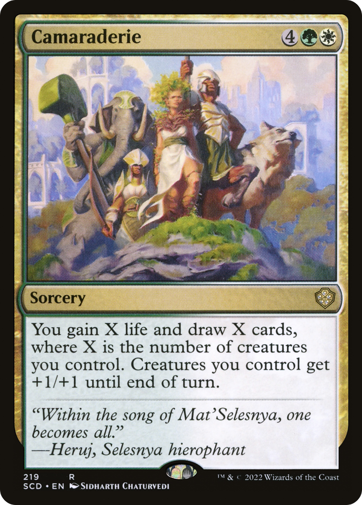 Camaraderie (SCD-219) - Starter Commander Decks