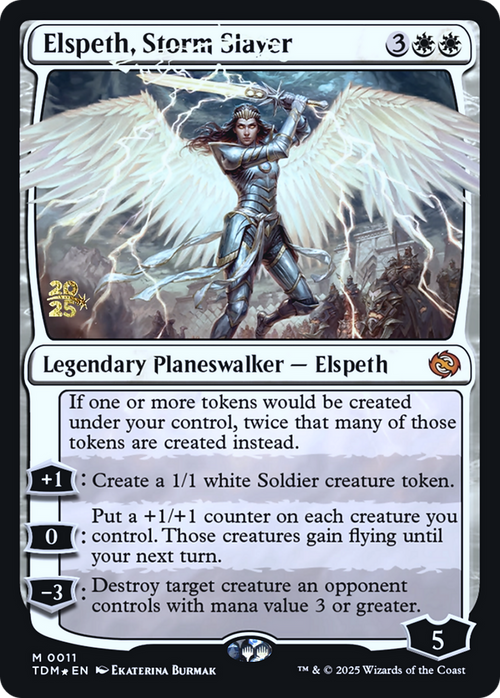 Elspeth, Storm Slayer (PRE-11S) - Prerelease Cards Foil
