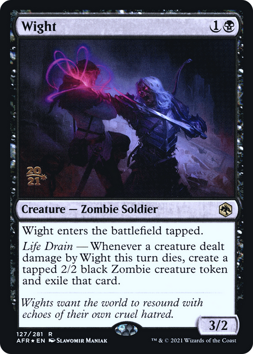 Wight (PRE-127S) - Adventures in the Forgotten Realms Promos Foil