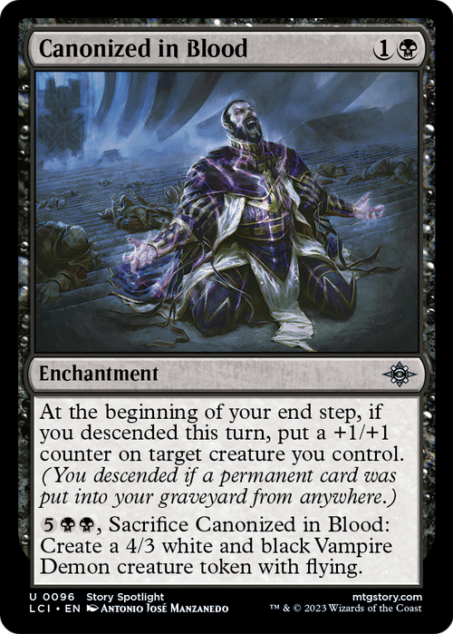 Canonized in Blood (LCI-096) - The Lost Caverns of Ixalan Foil