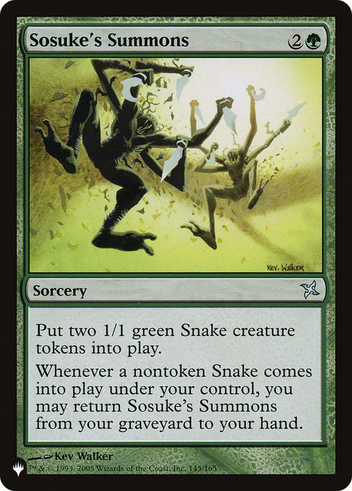 Sosuke's Summons (LIST-BOK-145) - The List