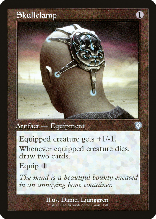 Skullclamp (Retro Frame) (BRC-159) - The Brothers' War Commander