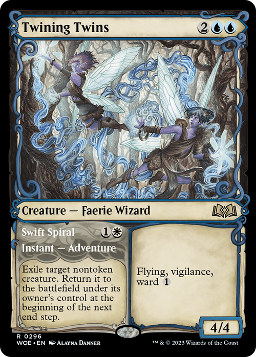 Twining Twins (Showcase) (WOE-296) - Wilds of Eldraine: (Showcase)