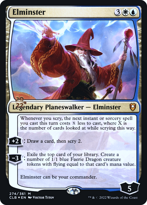Elminster (PRE-274) - Battle for Baldur's Gate Promos Foil