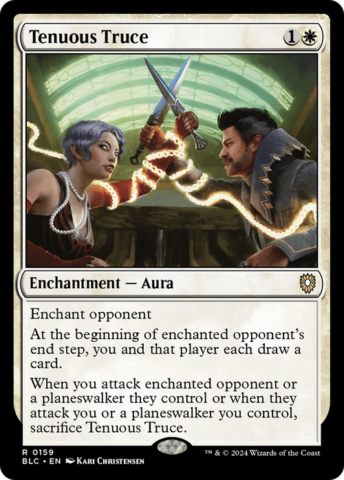 Tenuous Truce (BLC-159) - Bloomburrow Commander