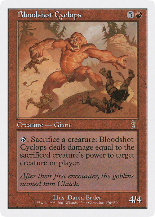 Bloodshot Cyclops (7ED-176) - 7th Edition