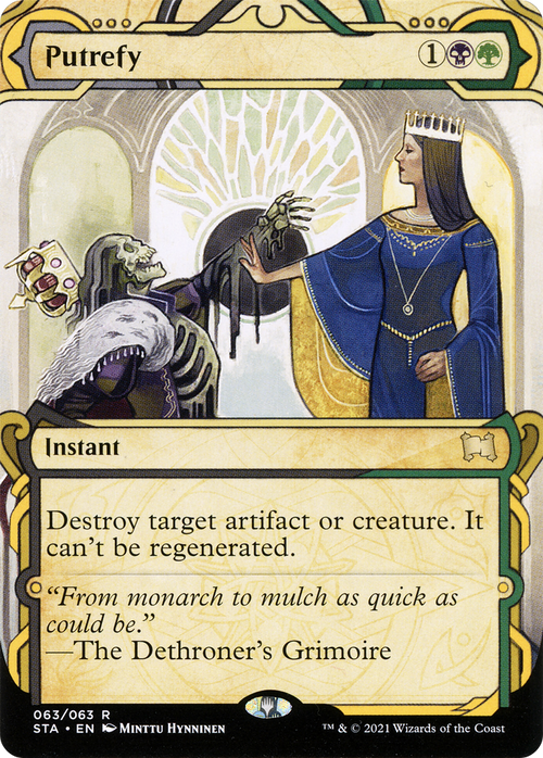 Putrefy (STA-063) - Strixhaven Mystical Archive: (Showcase) (Borderless)