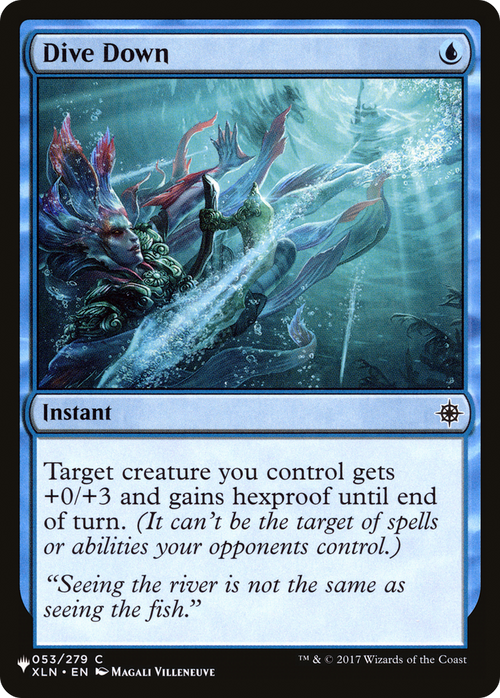 Dive Down (LIST-XLN-53) - The List