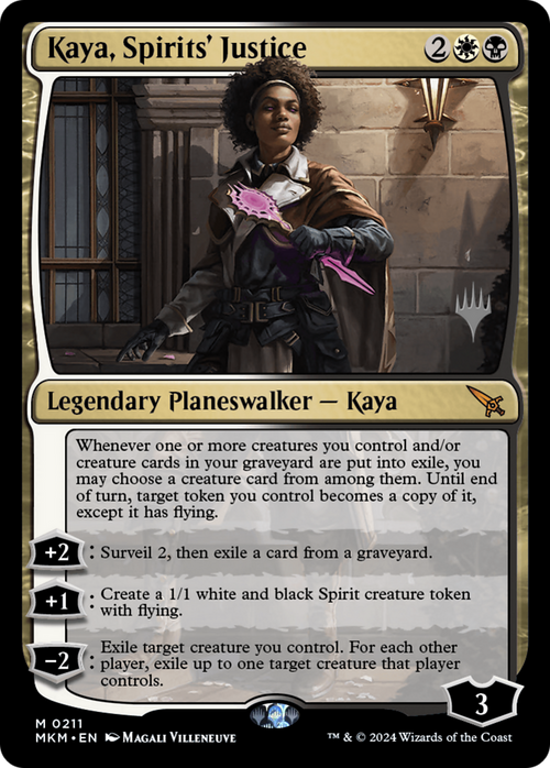 Kaya, Spirits' Justice (PPMKM-211) - Murders at Karlov Manor Promos