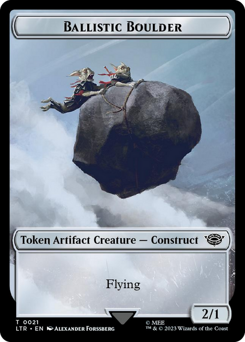 Ballistic Boulder (TLTR-021) - Tales of Middle-earth Tokens Foil