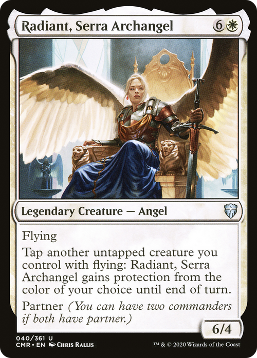 Radiant, Serra Archangel (CMR-040) - Commander Legends