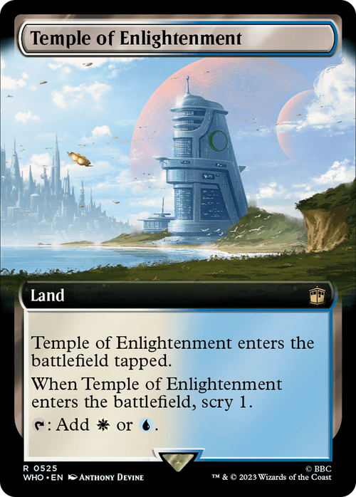 Temple of Enlightenment (Extended Art) (WHO-525) - Doctor Who: (Extended Art) Foil
