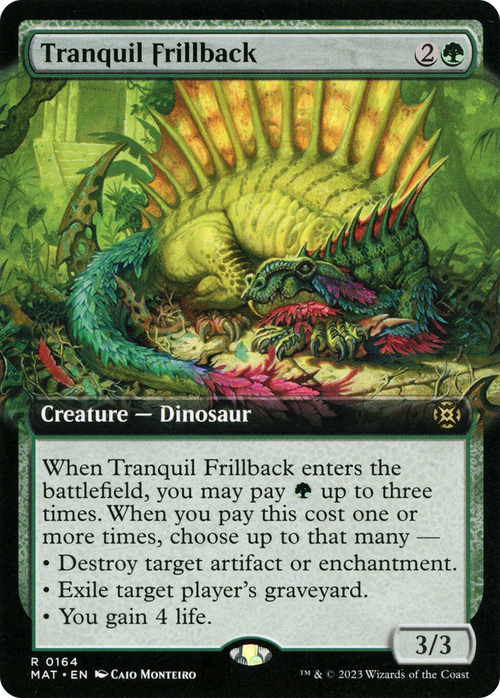 Tranquil Frillback (Extended Art) (MAT-164) - March of the Machine: The Aftermath: (Extended Art)