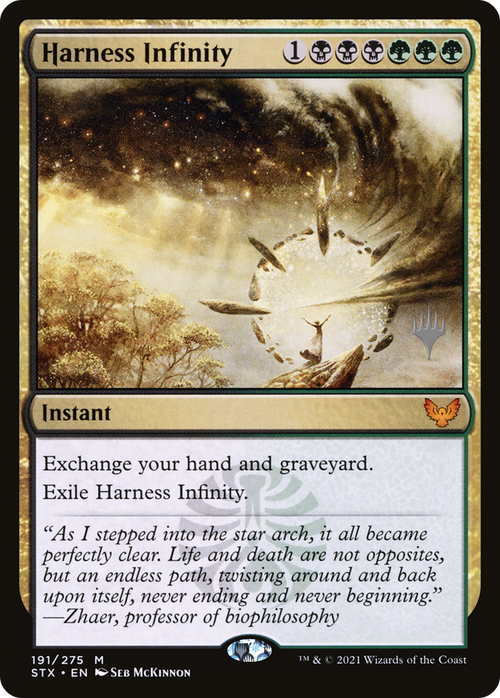 Harness Infinity (PPSTX-191P) - Strixhaven: School of Mages Promos Foil