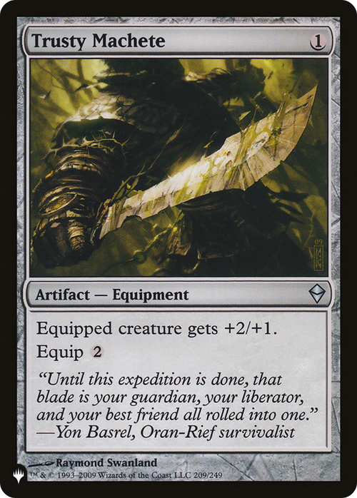 Trusty Machete (LIST-ZEN-209) - The List