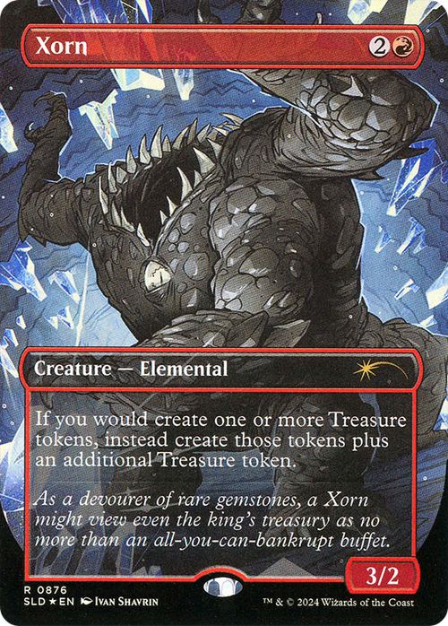 Xorn (0876) (Rainbow Foil) (SLD-876) - Secret Lair Drop (Borderless) Foil