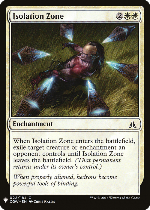 Isolation Zone (LIST-OGW-22) - The List