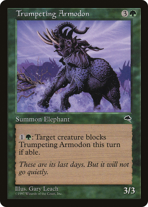 Trumpeting Armodon (TMP-262) - Tempest