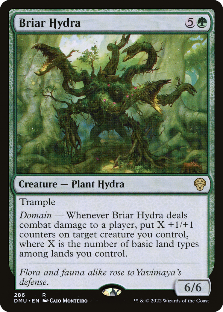 Briar Hydra (286) (DMU-286) - Dominaria United Foil