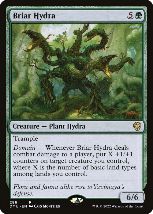 Briar Hydra (286) (DMU-286) - Dominaria United Foil