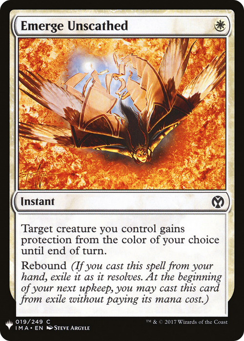 Emerge Unscathed (LIST-IMA-19) - The List