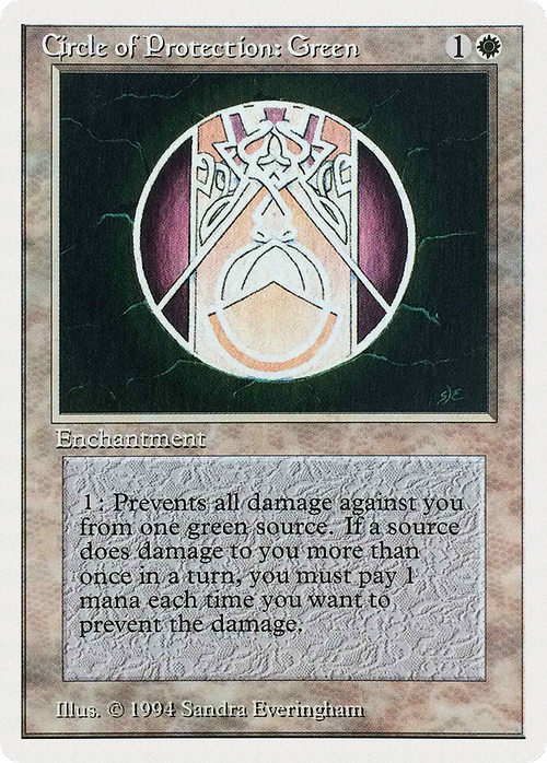 Circle of Protection: Green (SUM-011) - Summer Magic / Edgar