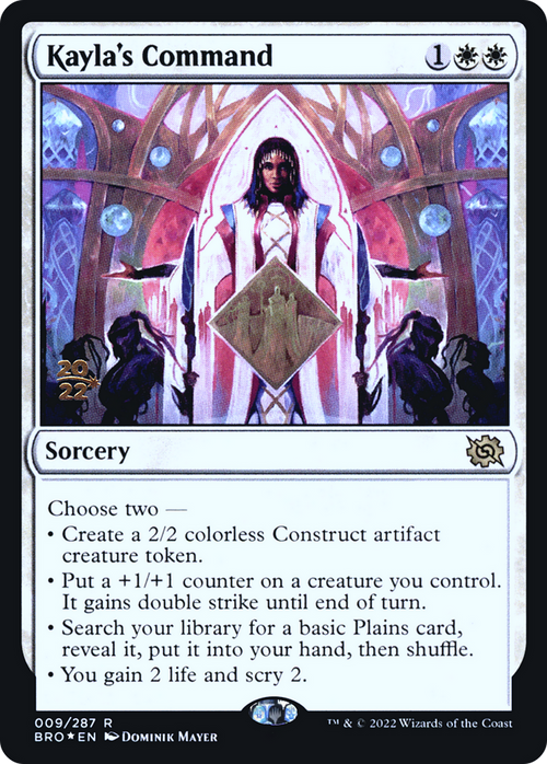 Kayla's Command (PRE-009) - The Brothers' War Promos Foil