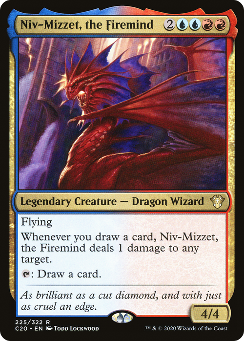 Niv-Mizzet, the Firemind (C20-225) - Commander 2020
