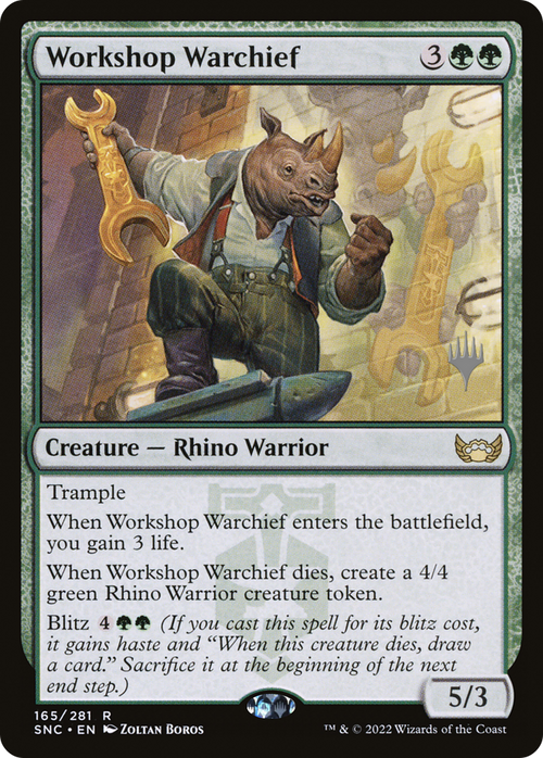 Workshop Warchief (PPSNC-165) - Streets of New Capenna Promos Foil